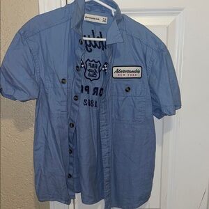 Abercrombie & Fitch Boy’s Light Blue Casual Shirt